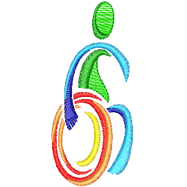Matriz de bordado Cadeira de Rodas