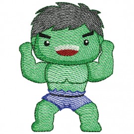 Matriz de bordado Hulk Rippled